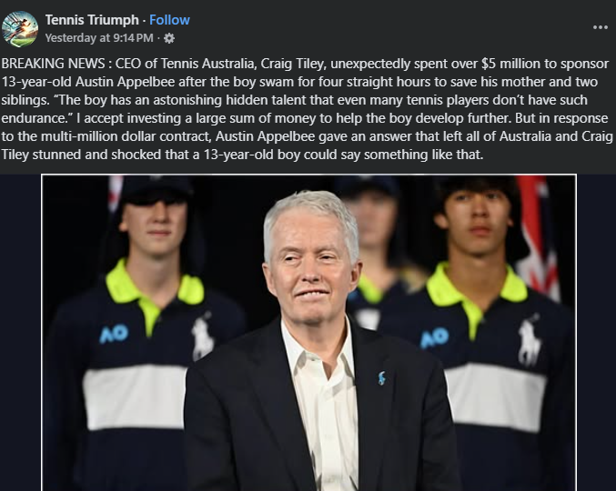 More Fake Tennis Stories